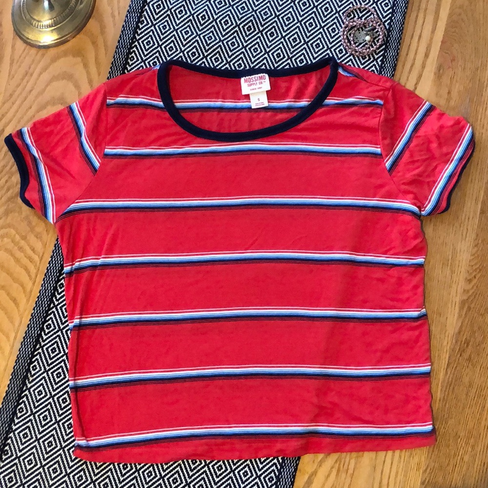 70’s inspired striped tee 🇺🇸